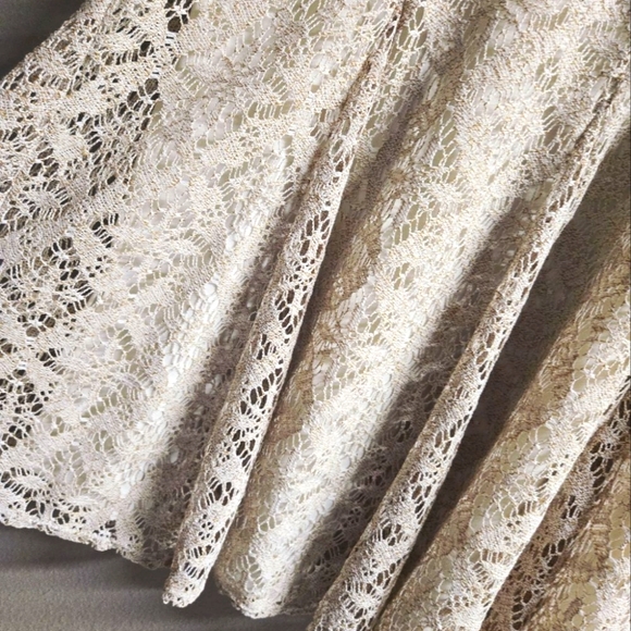 Ruby Rd. Lace Overlay Skirt - Picture 3 of 6